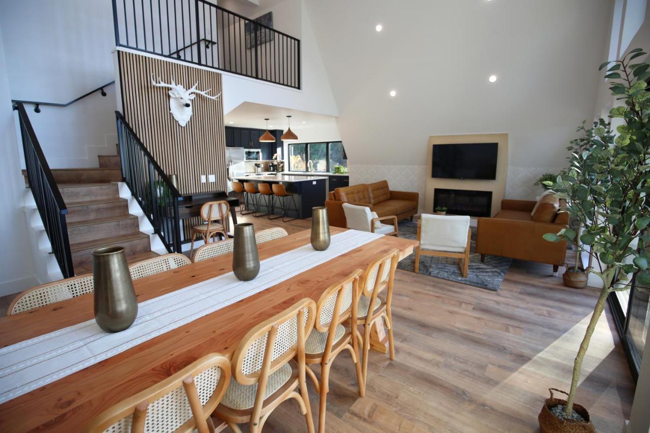 Villa High End A-Frame - Hot Tub - Awesome Views - Yosemite - Electric Vehicle Friendly - Sleeps 10 Oakhurst Exterior foto