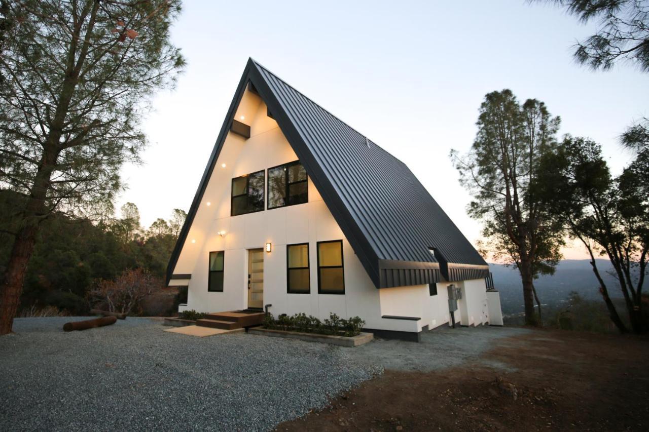 Villa High End A-Frame - Hot Tub - Awesome Views - Yosemite - Electric Vehicle Friendly - Sleeps 10 Oakhurst Exterior foto
