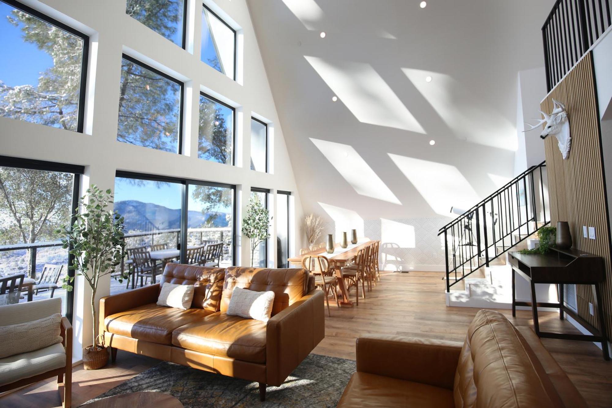 Villa High End A-Frame - Hot Tub - Awesome Views - Yosemite - Electric Vehicle Friendly - Sleeps 10 Oakhurst Exterior foto